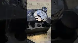 seiko 7009a forth wheel 수리 장착 성공  배럴-센터-서드-포스-이스케이프 휠의 기어5단배열의 무브먼트이다.
