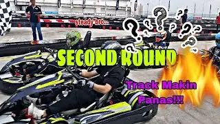 Track makin panas di seconds round... masing masing tekan minyak 