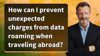 How can I prevent unexpected charges from data roaming when traveling abroad?