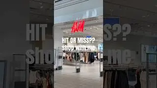 HIT OR MISS? Shop with me at H&M #shopwithme #h&M #summerfashion