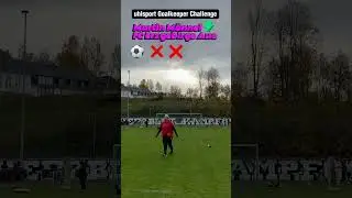 Fussballchallenge gegen Profi Torwart Martin M&auml;nnel vom FC Erzgebirge Aue 🧤⚽️🔥