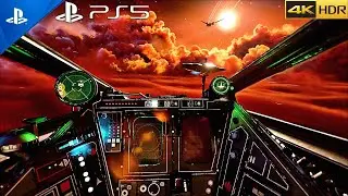 (PS5) STAR WARS Squadrons Gameplay | [4K HDR 60fps]