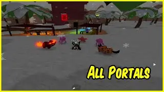I Unlocked All the Portals in Snow Shoveling Adventure Roblox