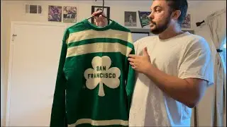 Ebbets Field Flannels 1949-1950 San Francisco Shamrocks Hockey Jersey/Sweater (PCHL)