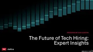 The Future of Tech Hiring: AI and Data-Driven Insights from Dice, Daxtra and IQ Clarity