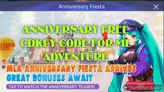NEW FREE CDKEY CODE FOR ML ADVENTURE | JULY 24, 2020