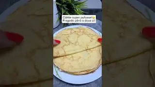 Clătite super pufoase!😋Gustul copilăriei! #food #cooking #foodlover #viralshorts