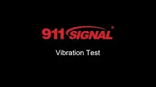 911SIGNAL -  LED WARNING LIGHT Product Vibration Test