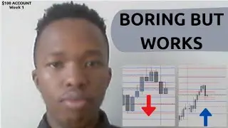Trading $100 The Boring Way (Week 1)