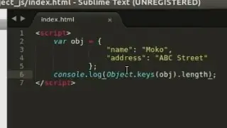 Javascript Tutorial - How to get object length