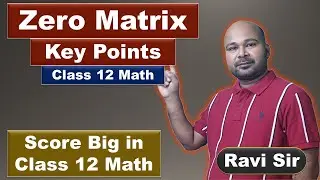 Top Zero Matrix Concepts Every Class 12 Board Student Must Know