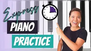 Play piano SMARTER not longer! Effective 15 minute piano practice routine that gets results