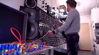 Hautefort Pianist (Ferry Lagendijk) with modular synths . Mfos & Moog Filter and Step Sequencer.