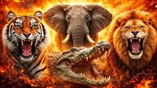 Who Is the Real King? 👑 | Tiger, Lion & Elephant Battles!🐊