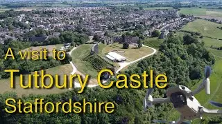 An aerial visit to Tutbury Castle