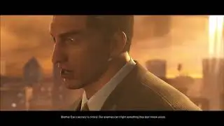 Injustice 2 Bruce Wayne Having A Talk With Lucius Fox Cutscene