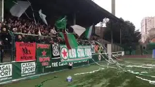 Ambiance au Stade Bauer. Red Star - Cholet. 13/01/18