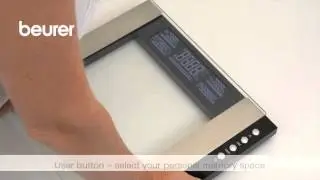 Quick start video for the BG 55 glass diagnostic scale from Beurer