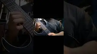 Con pifies y todo practicando lo nuevo que hay que grabar en coso.   #shreed #guitar #metal #solo