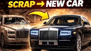 Impossible Restoration 😲 Scrap Rolls-Royce to New Car#ScrapToNewCar#RollsRoyce