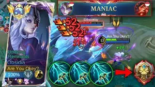 HERO OBSIDIA BROKEN MARKSMAN GOLD LANE - MOBILE LEGENDS