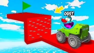 HOW WILL OGGY AND JACK COMPLETE THIS IMPOSSIBLE GTA RACE CHALLENGE (GTA 5 Funny Moments)