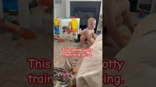 Potty training fails. #parenting #funny #cutebaby