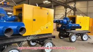 Diesel-Driven Mixed Flow Pump: Industrial & Agricultural Powerhouse for Flood Control & Irrigation!