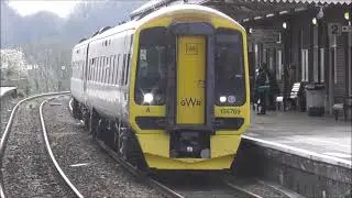 Trains at Redruth Station 3rd April 2021