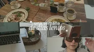 D&iacute;as lentos😴: taller de escritura, limpieza, vacaciones en casa.