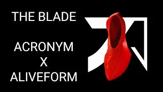 ACRONYM X ALIVEFORM &ndash; THE BLADE Might Be the Future of Sneakers