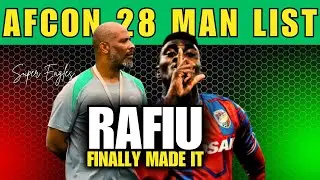 AFCON GOALKEEPER CRISIS! 🚨 Nwabali Injured: Super Eagles 28-Man List REVEALED! Francis UZOHO drama