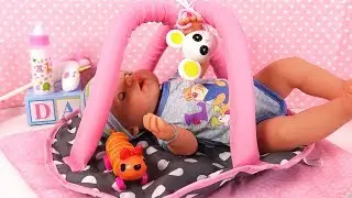 Baby Born Poupon Accessoires de B&eacute;b&eacute; Poussette Transat Aire de Jeux