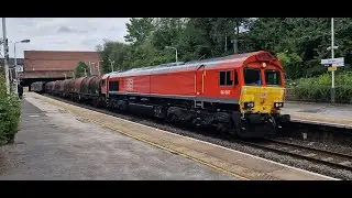 Class 66 No.66007 (James Bond 007) passing through Belper - 24 July 2025