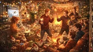 Christmas Celebrations at the Burrow | A Cozy & Heartwarming Harry Potter Sleep Story