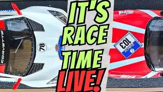 Tuesday morning live digital slot car racing