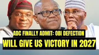 ADC Chieftain Confirm Only Obi Ticket Can Defeat Tinubu In 2027.