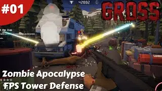 Zombie Apocalypse Tower Defense First Person Shooter - GROSS - #01 - Gameplay