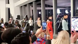 My first ever fashion show in NYC during NYFW