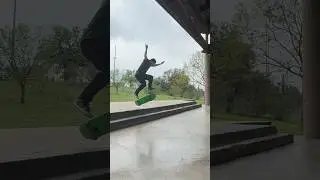 2 STAIR SKATE SESH WENT HARD 😤🛹❤️ #skateboarding