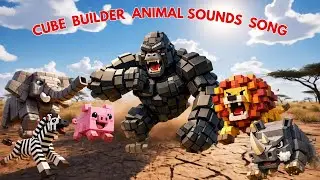 Песенка про животных из конструктора ABC Cube Builder | Детская песенка для детей | Dragon Kids