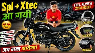 New hero splendor plus xtec bs6 2022 model, price, mileage, full review | splendor new model 2022