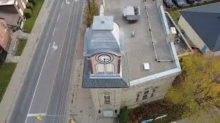Port Perry Town Hall (1873) &ndash; A Timeless Landmark | 4K Cinematic Drone Footage