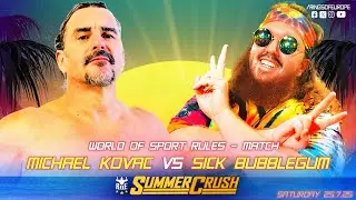 Michael Kovac vs. Sick Bubblegum - SC 25 ★ RoE Wrestling