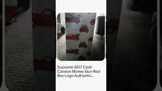 Supreme SS17 Cash Cannon Money Gun Red Box Logo Authentic Trusted Seller