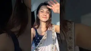 Cute Girl Hot Saree Transformation Short 💕 | #hot #reels #transformation #saree