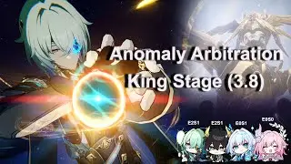 HSR Anomaly Arbitration 3.8 | 3-Stars King Stage | Anaxa E2S1 Cyrene E0S0 DHPT E2S1 Cerydra E0S1