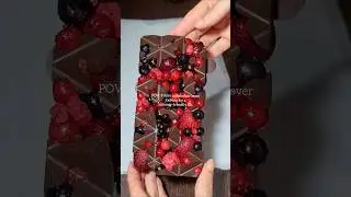 🍫 frozen berry chocolate bark &ndash; easy 2 ingredient treat! ❄️