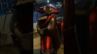 Honda Aviator Professional Red Candy Paint Job + Ceramic Coating done the right way.#ceramiccoating