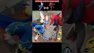 Cinderace Vs Zoroark After Buff 🏆✨ Damage Test Pok&eacute;mon Unite #pokemonunite #shorts #shortsvideo
